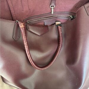 Givenchy Deep Burgundy Leather Tote